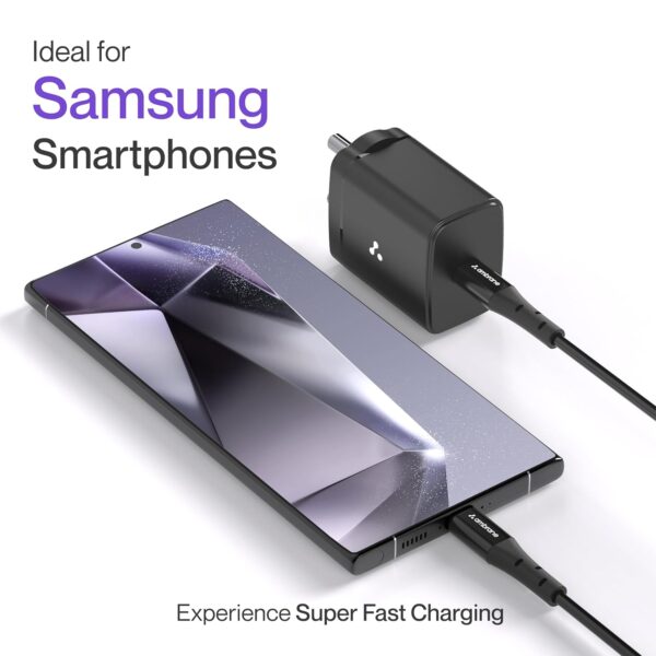 Ambrane 25W Mobile Charger Adapter Charging Cable | Fast Cha...