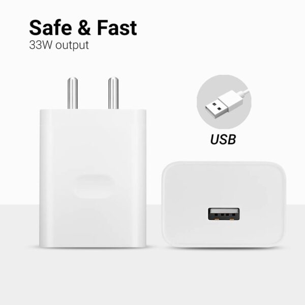 MAK 33W SuperVOOC Technology Fast Charger|Wall Charger Adapt...