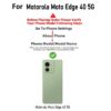 Casotec Basic Case for Motorola Moto Edge 40 5G (Silicone_Mu...