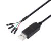 DTECH USB to TTL Serial 3.3V Adapter Cable TX RX Signal 4 Pi...