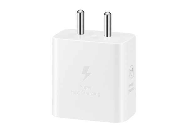 Samsung Original 25W Type-C Travel Adaptor Without Cable, Wh...