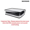 MAINDAIS Horizontal Dust Cover For Transparent PS5 games Con...