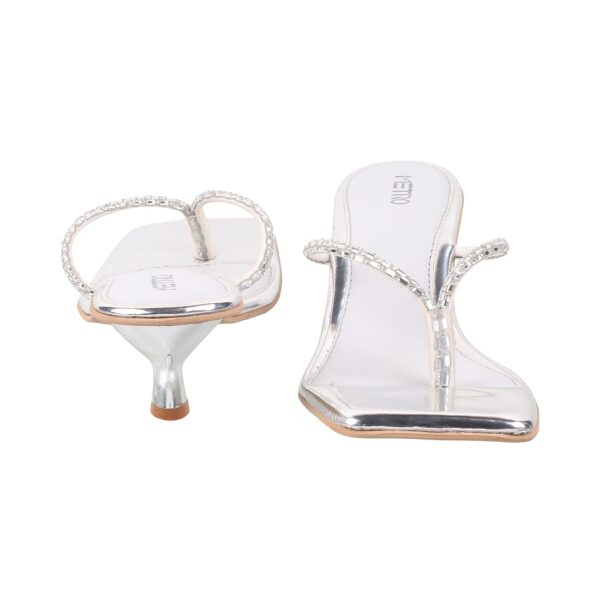 Metro Women Kitten Heel Sandal