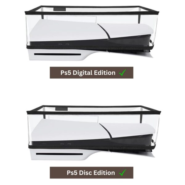MAINDAIS Horizontal Dust Cover For Transparent PS5 games Con...