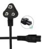NISHTECH 3 Pin Laptop Power Cable Universal Replacement for ...