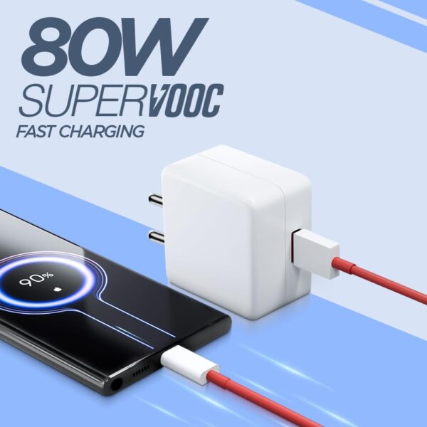 UNIGEN 80W SuperVOOC Fast Charger with 1M Type C Cable Ultra...