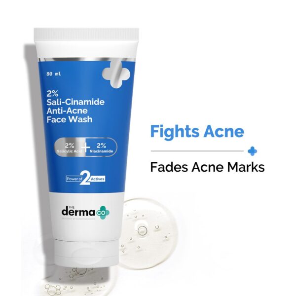 The Derma Co Sali-Cinamide Anti-Acne Face Wash with 2% Salic...