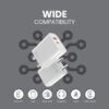 Portronics Adapto 45 22.5W Max Output USB & Type-C Dual Outp...