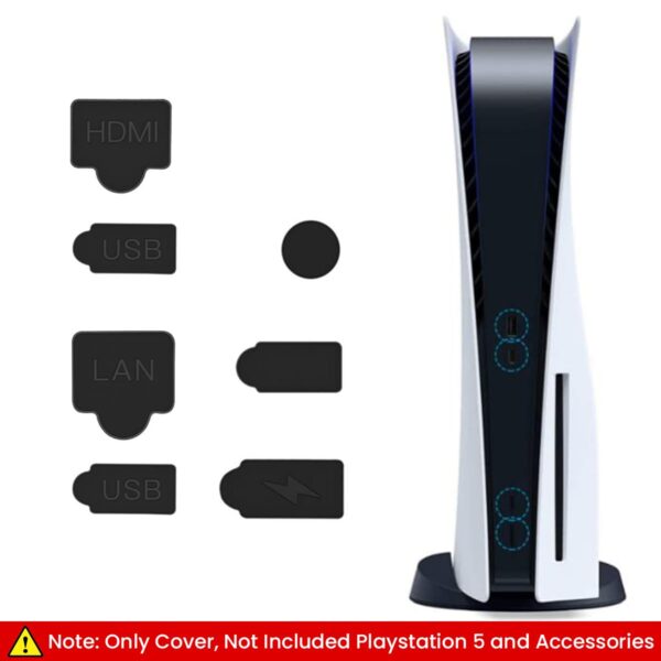 ZORBES® Dust Plug for PS5,9Pcs Dust Plug Kit for PS5/PS5 Sli...