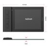 VEIKK VK430 Drawing Tablet 4x3 inch Pen Tablet, Portable Com...