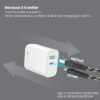 Portronics Adapto 45 22.5W Max Output USB & Type-C Dual Outp...