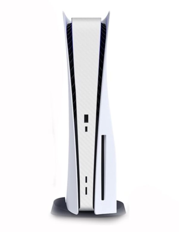 Khushi Decor White Carbon Vinyl Sticker Decals for PlayStati...