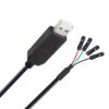 DTECH USB to TTL Serial 3.3V Adapter Cable TX RX Signal 4 Pi...