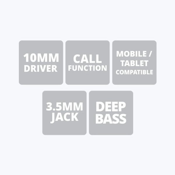 ZEBRONICS Bro 3.5Mm Wired in Ear Earphones, in-Line Mic, Dee...