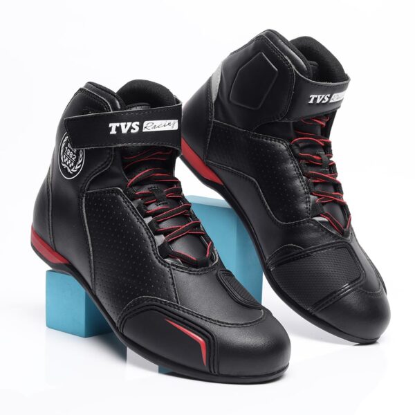 TVS Racing Ankle Length Riding Boots for Men:Waterproof Ridi...