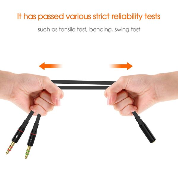 Sounce Gold Plated 3.5 mm Headphone Splitter for Computer 2 ...