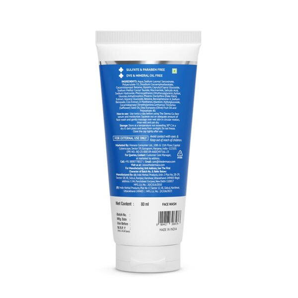 The Derma Co Sali-Cinamide Anti-Acne Face Wash with 2% Salic...