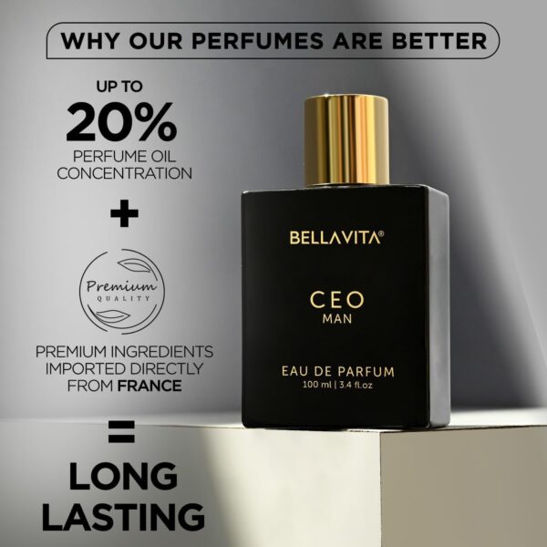 Bella Vita Luxury CEO MEN Long Lasting Perfume for Man | EDP...
