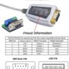 DTECH USB To RS422 RS485 Serial Port Adapter Cable With FTDI...