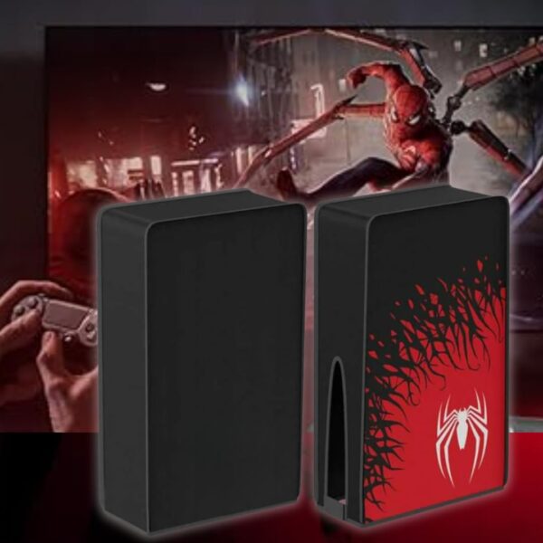 TMG Spider Theme Dust Cover for PS5 Pro Console Nylon Anti S...