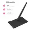 VEIKK VK430 Drawing Tablet 4x3 inch Pen Tablet, Portable Com...