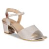 Smart & Sleek Women's Sequins Block Heels Fashion Sandals fo...