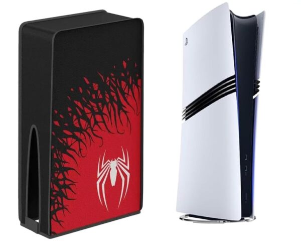 TMG Spider Theme Dust Cover for PS5 Pro Console Nylon Anti S...