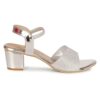 Smart & Sleek Women's Sequins Block Heels Fashion Sandals fo...