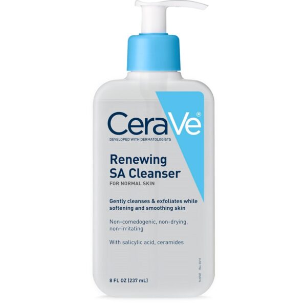 CeraVe SA Smoothing Cleanser For Dry, Rough & Bumpy Skin, co...