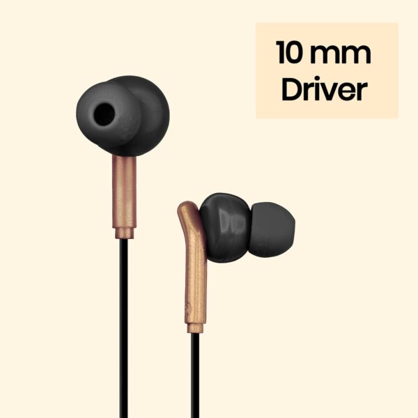 ZEBRONICS Bro 3.5Mm Wired in Ear Earphones, in-Line Mic, Dee...