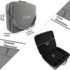 OIVO INDIA Grey Nylon Grey Hard Carrying Storage Case Compat...