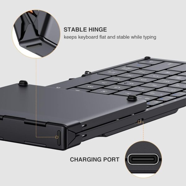 ProtoArc Foldable Bluetooth Keyboard, XK01 Folding Wireless ...