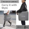OIVO INDIA Grey Nylon Grey Hard Carrying Storage Case Compat...