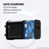 Portronics 20W Adapto 20B Dual Port (Type C PD & USB-A) Fast...