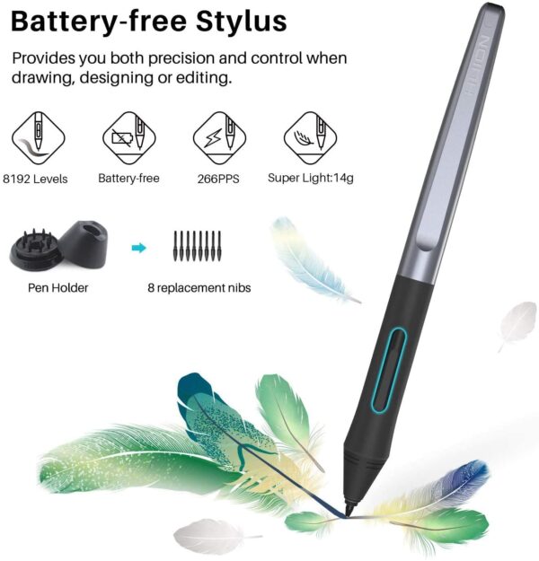 HUION Inspiroy H640P 6*4 inch Graphics Drawing Tablet with B...