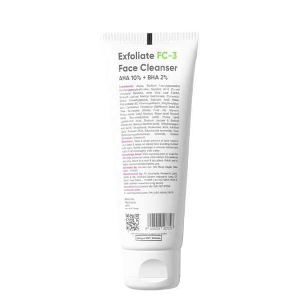 Cos-IQ Exfoliating Face Wash for Oily & Dry Skin | 2% Salicy...
