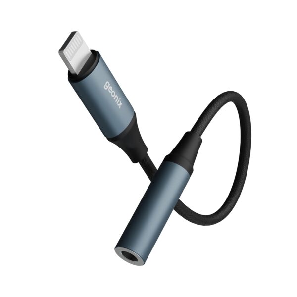 Geonix Befit AX8 Lightning to 3.5mm Female AUX Audio Convert...