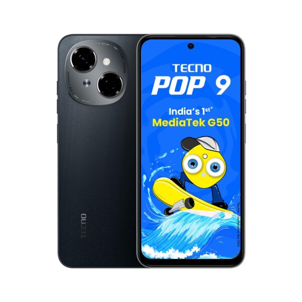 Tecno POP 9 (Startrail Black, 3GB+64GB) |India's 1st Mediate...