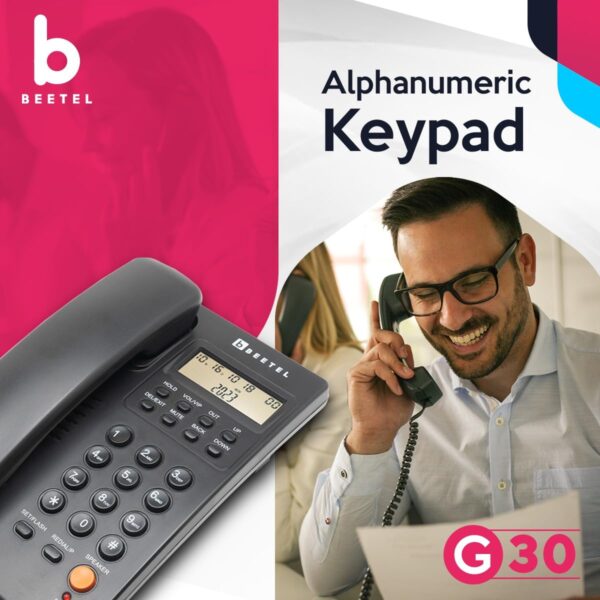 Beetel G30, TEC Certified, Caller ID Corded Landline Phonelc...