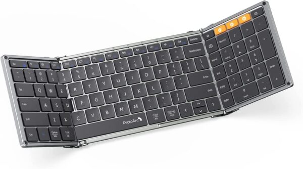 ProtoArc Foldable Bluetooth Keyboard, XK01 Folding Wireless ...