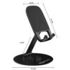 amazon basics Rotatable and Foldable Tabletop Mobile Stand w...