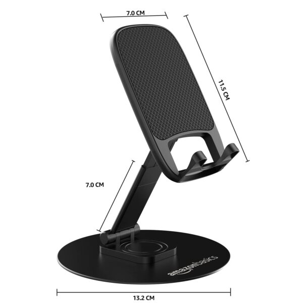 amazon basics Rotatable and Foldable Tabletop Mobile Stand w...