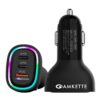 Amkette PowerPro 3Port 60W Car Charger Type C + USB-A | Supp...