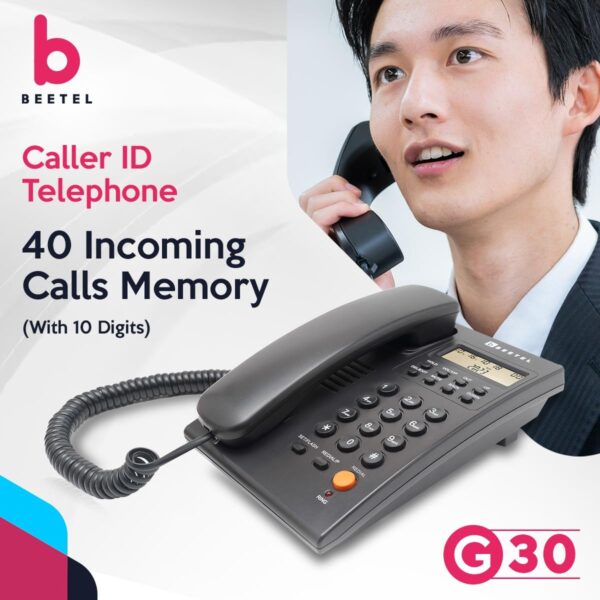 Beetel G30, TEC Certified, Caller ID Corded Landline Phonelc...