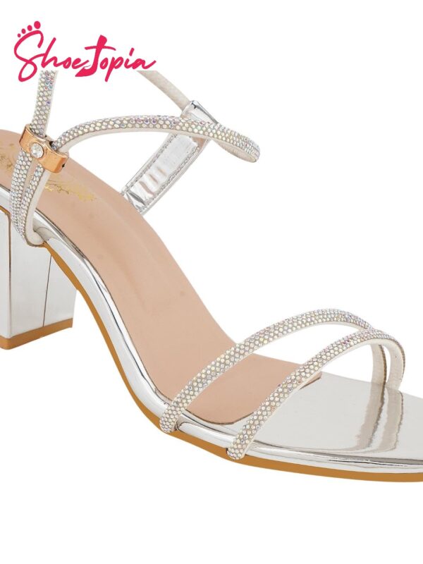 Shoetopia Women’s Block Heel Sandals | Elegant Strappy Open ...