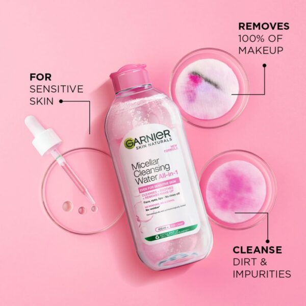 Garnier Skin Naturals, Cleansing Water, Hydrating & Soothing...