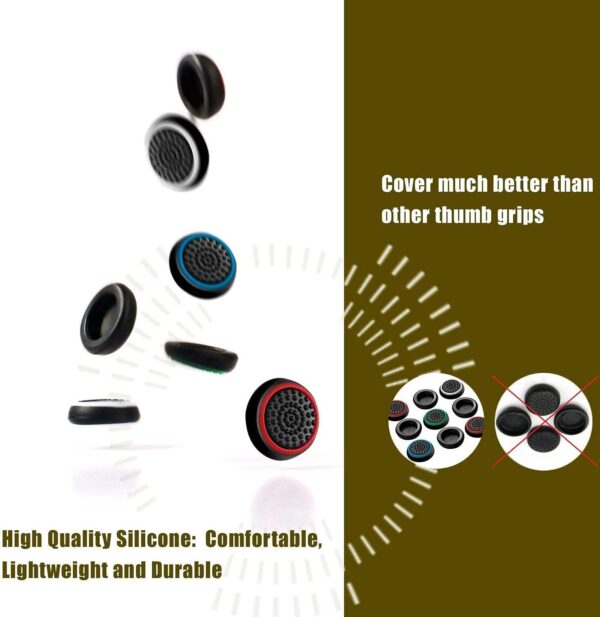 BAERFIT 10 Pcs Controller Thumb Grips Joy Stick Replacement ...