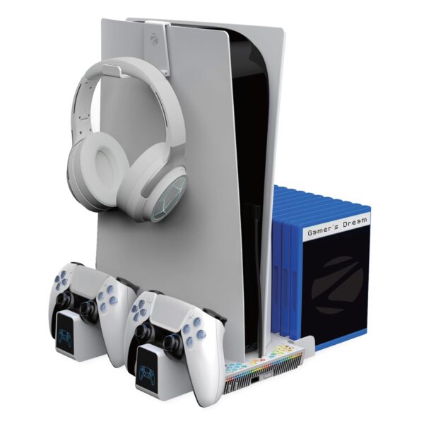 ZEBRONICS PS5SC,Vertical PS5 Docking Station, 5000RPM 3 Leve...