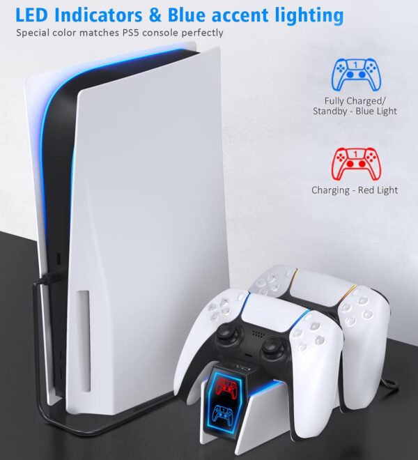 OIVO PS5 Charging Station, 2H Fast PS5 Controller Charger fo...