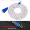 DTECH USB to Serial Adapter Cable DB9 Male RS232 to USB Cord...